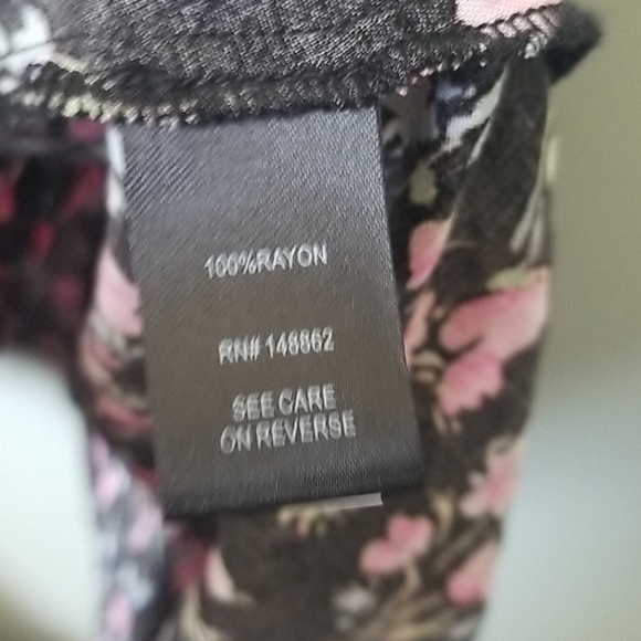 Torrid Romantic Summer NWT button front floral challis sleeveless dress large - Picture 7 of 10